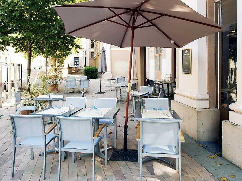 Appart Hotel Odalys City Aix En Provence L'Atrium Aix-en-Provence Restoran foto